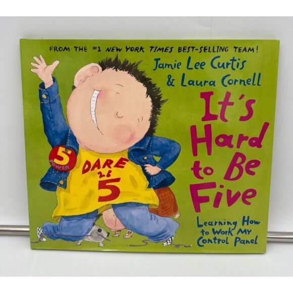 Signed "It's Hard To Be Five" By Jamie Lee Curtis   JSA COA - Picture 2 of 7